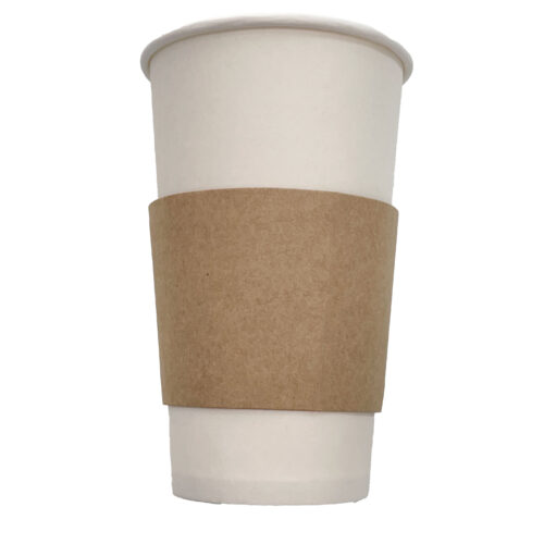 Paper Cups for Vending- White 12 oz 80mm x 124mm